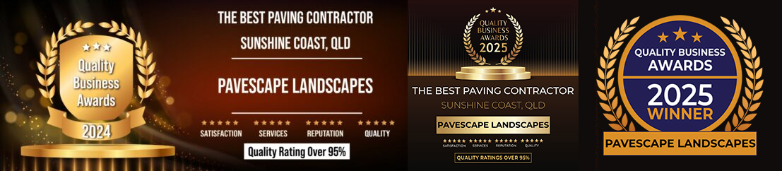 Awarded the Best Paving Contractor on the Sunshine Coast